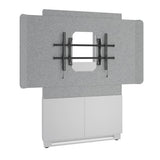 Middle Atlantic Products FM-DS-4875FW-BD8W TV mount 165.1 cm (65") Grey, Silver, White