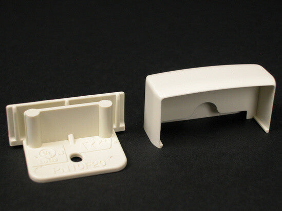 WIREMOLD PN10F20V Eclipse™ PN10 Blank End Fitting in Ivory