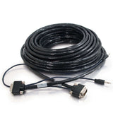 C2G 35ft (10.7m) VGA + 3.5mm A/V Cable with Rounded Low Profile Connectors M/M - Plenum CMP-Rated