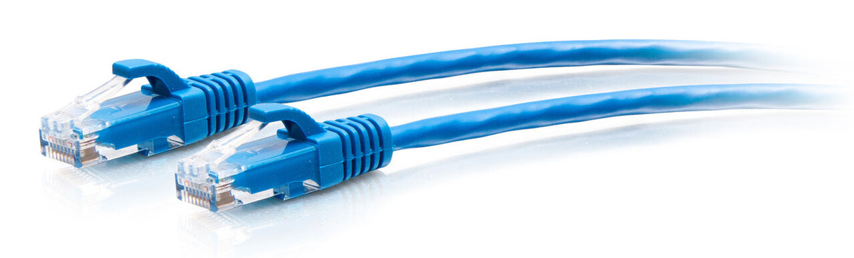 C2G 0.3m Cat6a Snagless Unshielded (UTP) Slim Ethernet Patch Cable - Blue
