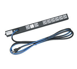 Middle Atlantic PD-815SC-NS power extension 0.25 m 8 AC outlet(s) Black