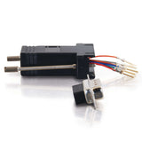 C2G RJ45 to DB9 Male Serial RS232 Modular Adapter - Black
