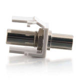 C2G Snap-In 3.5mm Stereo F/F Keystone Insert Module - White