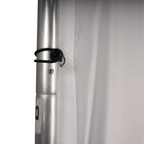 ikan BD-13F-WHT photo backdrop Aluminium, Polyester Monochromatic White