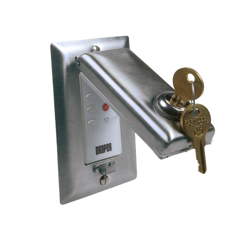 Draper 121232 electrical switch Key-operated switch 1P Grey, White