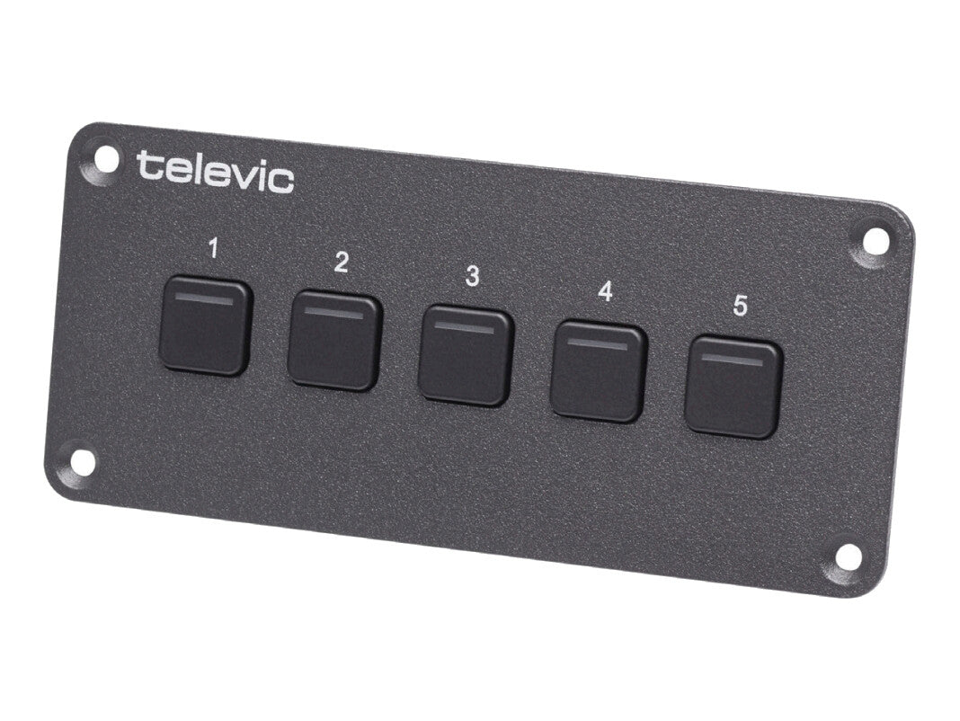Televic Plixus V-SEL Button panel Black