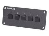 Televic Plixus V-SEL Button panel Black