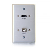 C2G 39874 wall plate/switch cover Aluminium