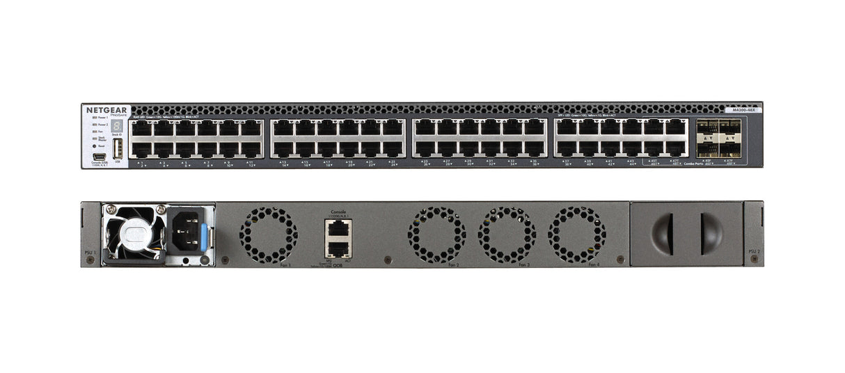 NETGEAR M4300-48X/US/EME Managed 10G Ethernet (100/1000/10000) 1U Grey