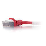 C2G 3ft (0.9m) Cat5e Snagless Shielded STP Ethernet Network Patch Cable - Red