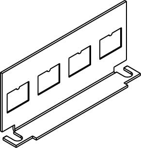 WIREMOLD CILT-4TKO bracket/brace