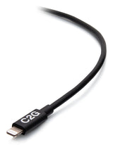 C2G 3ft (0.9m) USB-C® Male to Lightning Male Sync and Charging Cable - Black