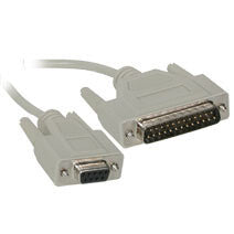 C2G DB9F to DB25M Modem Cable 6ft serial cable 1.83 m DB9 DB25