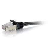 C2G 9ft (2.7m) Cat6 Snagless Shielded STP Ethernet Network Patch Cable - Black