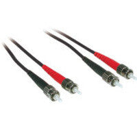C2G 2m ST/ST Duplex 62.5/125 Multimode Fiber Patch Cable InfiniBand/fibre optic cable Black