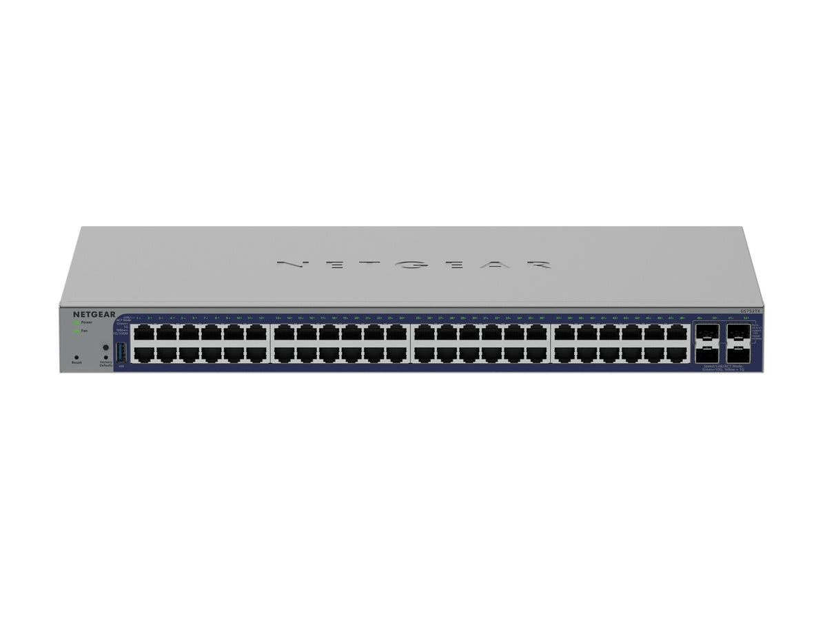 NETGEAR 48P GE SMART SWTH W/10G SFP+ Managed