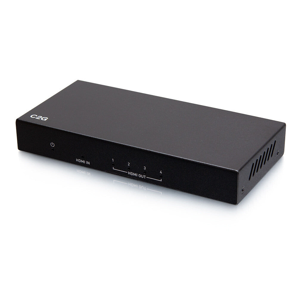 C2G 4-Port HDMI® Distribution Amplifier Splitter - 4K 60Hz