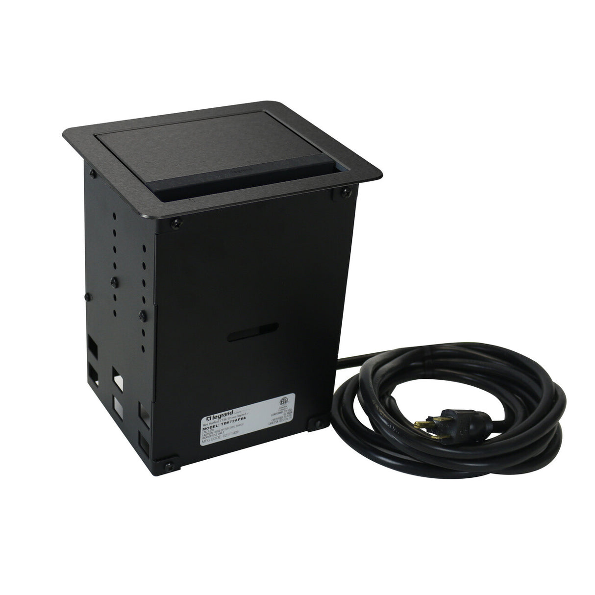WIREMOLD TB672AUBK outlet box