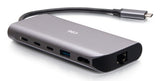 C2G C2G54551 laptop dock/port replicator Wired USB4 Grey