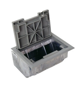 WIREMOLD AF1-YT outlet box Grey, Silver