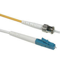 C2G 20m LC/ST LSZH Simplex 9/125 Single-Mode InfiniBand/fibre optic cable Yellow