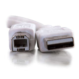 C2G 9.8ft (3m) USB 2.0 A/B Cable - White