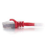C2G 6" Cat6 networking cable Red 0.15 m U/FTP (STP)