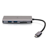 C2G USB-C 8-in-1 Mini Dock with HDMI, 2x USB-A, Ethernet, SD Card Reader, and USB-C Power Delivery