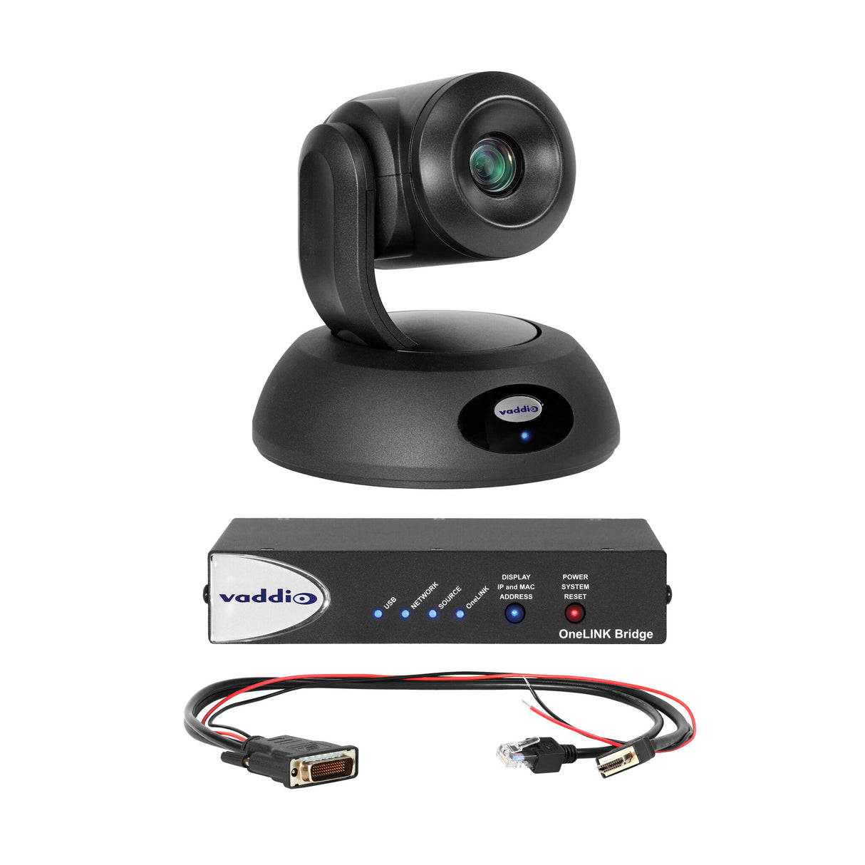 Vaddio RoboSHOT 12E HDBT OneLINK Bridge System for Polycom Codecs