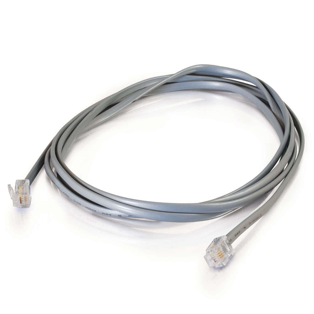 C2G 14ft (4.25m) RJ11 Modular Telephone Cable