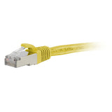 C2G 15ft Cat6a networking cable Yellow 4.6 m S/FTP (S-STP)