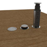 WIREMOLD POPUP-BK socket-outlet 2 x Type B + 1 x USB A + 1x USB C Black