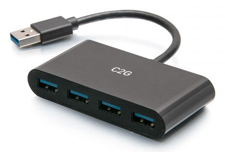 C2G 4-Port USB-A 3.0 Hub - SuperSpeed USB 5Gbps