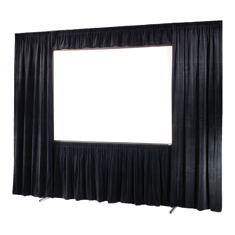 Draper Drapes - I.F.R., 69" x 120", HDTV, Black velour