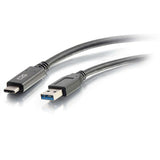 C2G 10ft (3m) USB-C® to USB-A 3.2 Gen 1 (5Gbps) Cable M/M - Black