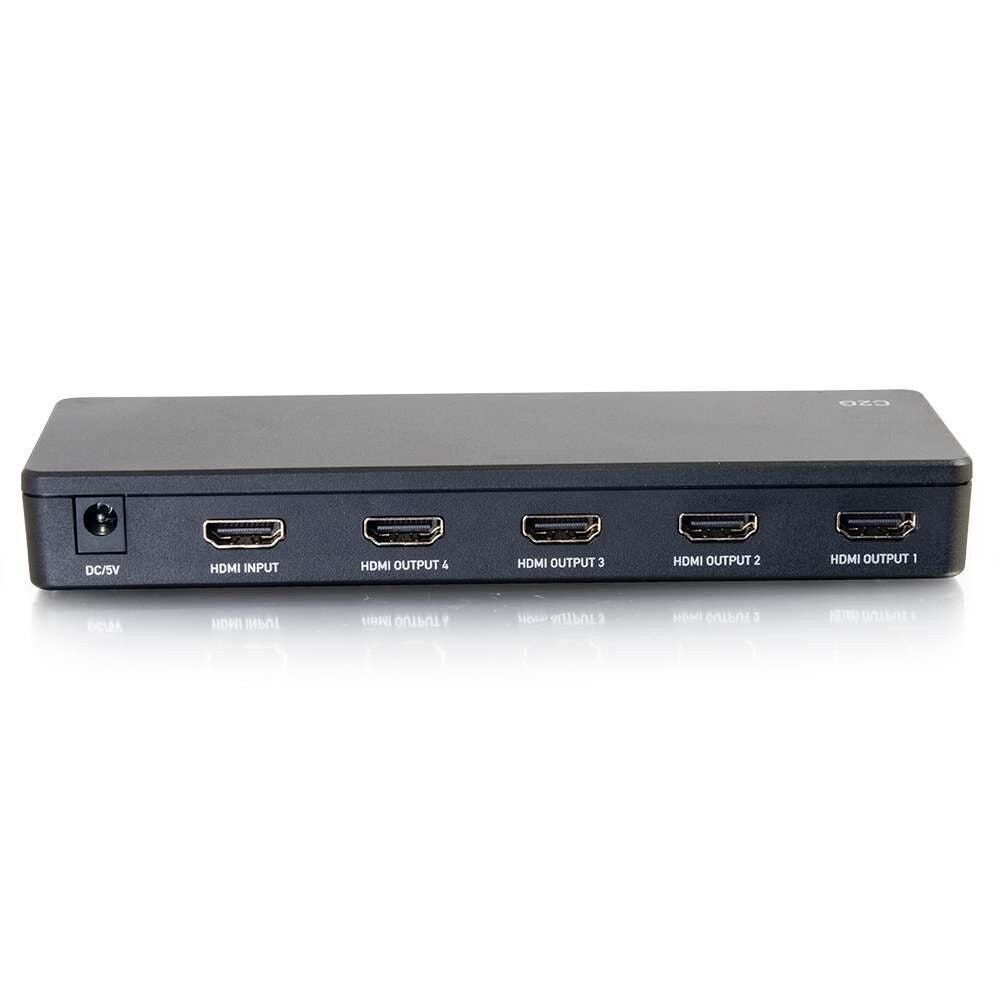C2G 4-Port HDMI® Distribution Amplifier Splitter - 4K 30Hz