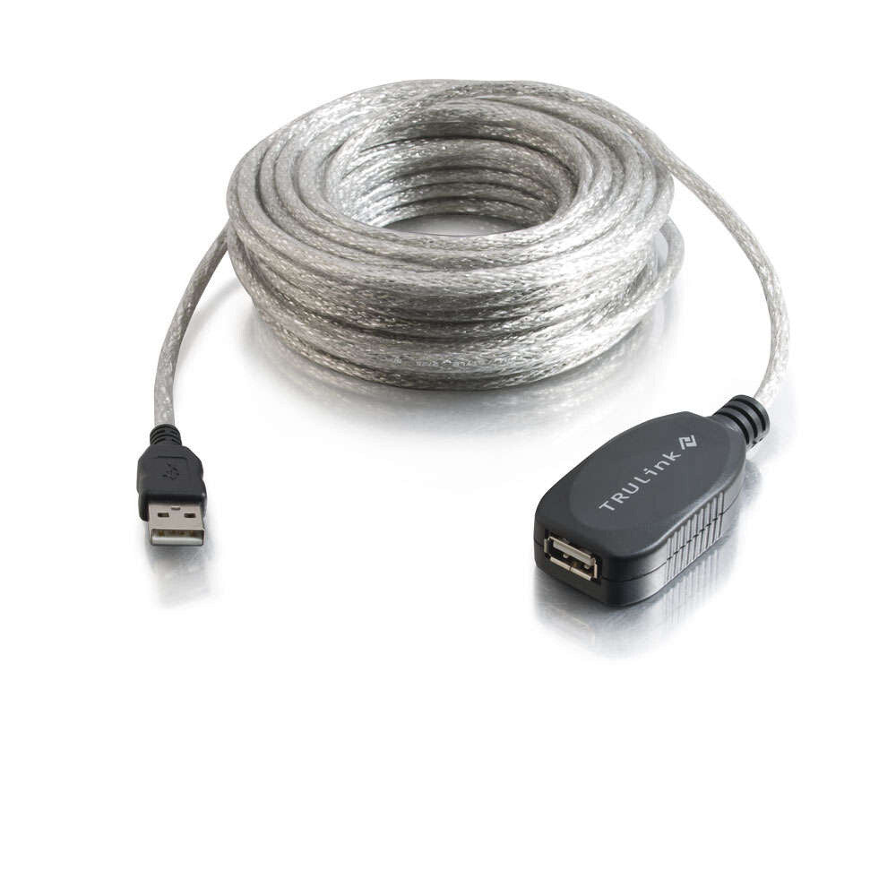 C2G 39.3ft (12m) USB 2.0 A Male to A Female Active Extension Cable (39.4ft)