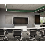 Middle Atlantic ForumTM Free-Standing 66" (3 Bay) Display Stand for (1) 81" 21:9 Ultra-Wide Display, Light Finish