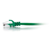 C2G 6" Cat5e networking cable Green 0.15 m U/UTP (UTP)
