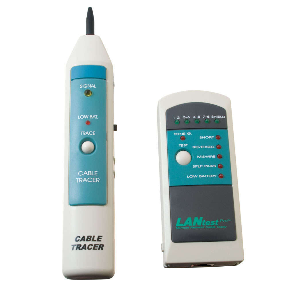 C2G LANtest Pro Remote Network Cable Tester with Tone and Probe