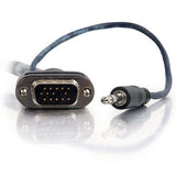 C2G 40177 video cable adapter 10.5 m VGA (D-Sub) + 3.5mm Black