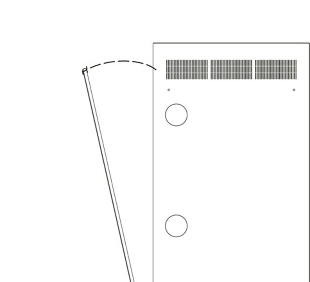 Middle Atlantic Products WR-RAP-37 rack accessory Rear access panel