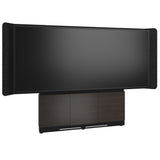 Middle Atlantic ForumTM Floor-to-Wall Mounted 66" (3 Bay) Display Stand for (1) 70" to 75" Display, Dark Finish