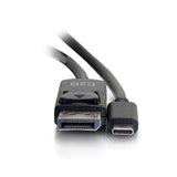 C2G 3ft (0.9m) USB-C to DisplayPortTM Adapter Cable 4K 30Hz - Black