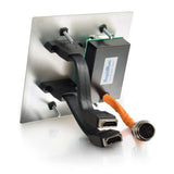 C2G RapidRun VGA, Stereo Audio, Composite Video and RCA Stereo Audio Double Gang Wall Plate - LIMITED AVAILABILITY
