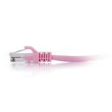 C2G 0.5ft (0.15m) Cat6 Snagless Unshielded UTP Ethernet Network Patch Cable - Pink