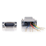 C2G RJ45 to DB15 Male Modular Adapter