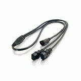 C2G 6ft 1 -> 2 16 AWG Power Splitter (IEC320C14 -> 2 IEC320C13) Black 1.8 m C13 coupler