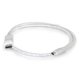 C2G 10ft Mini DisplayPortTM to DisplayPortTM Adapter Cable 4K 30Hz - White
