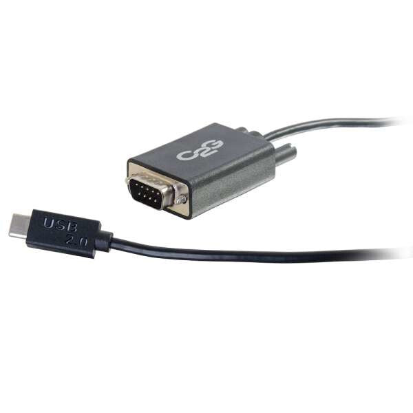 C2G USB - RS232, m-m interface cards/adapter